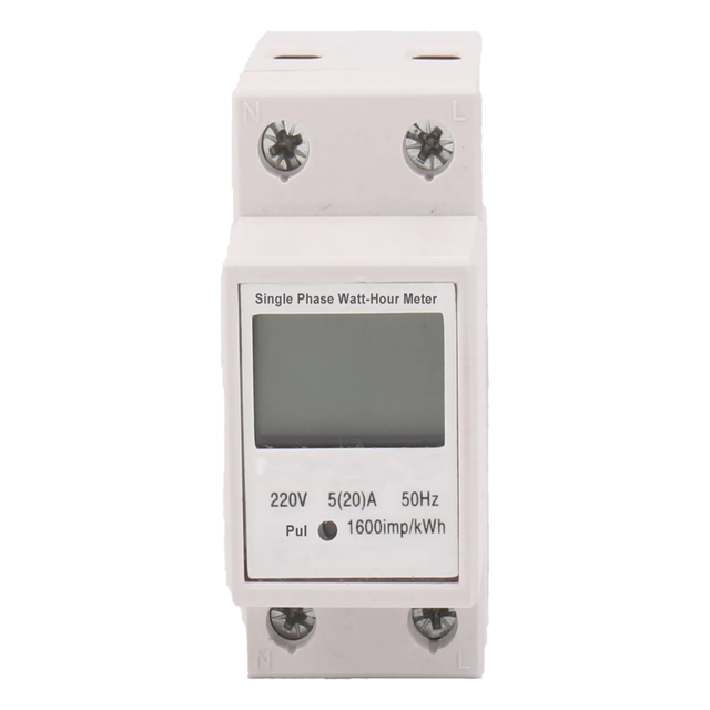 Mini Small Size Single Phase DIN Rail Digital Electric Meter - YONY