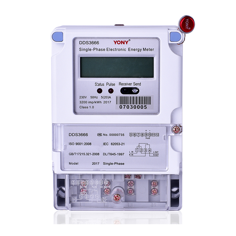 Single Phase Meter with RS485 Communication Lcd Display Module Smart Meter